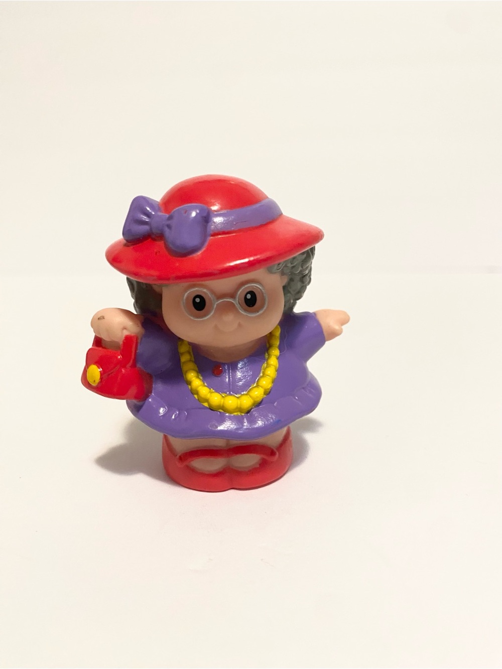 Little People Red Hat Figure Tea Party Table Celebration Fisher Price 4/$20 🛑